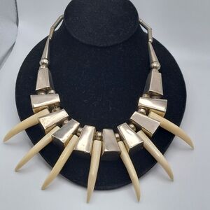 Vintage Metal  & Claws  Necklace,  Unique & One of a Kind.